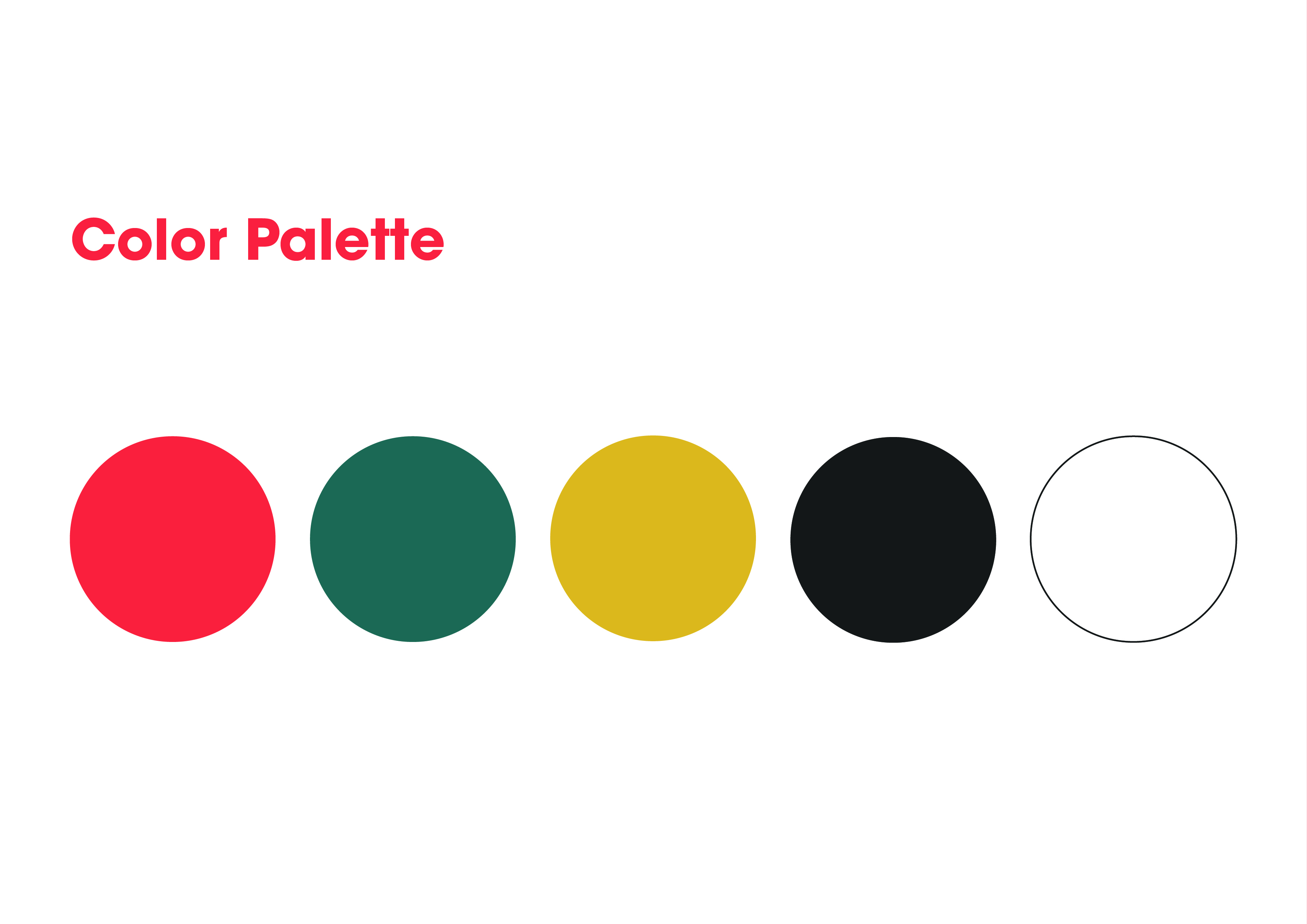 Color Palette Brand Page.